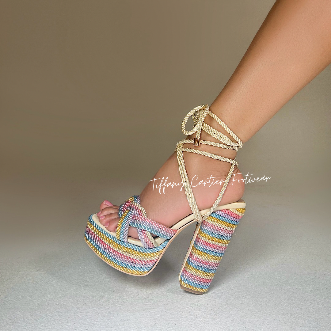 Brianna Beige Multi Color Rope II (l