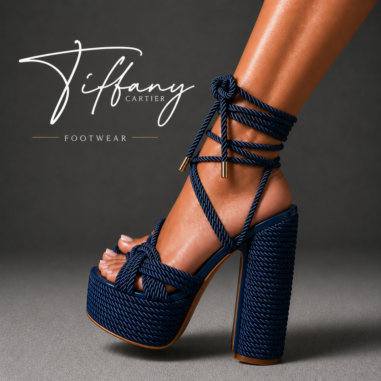 Preorder-Brianna Navy Rope II (arrives to us 10/23-10/30)