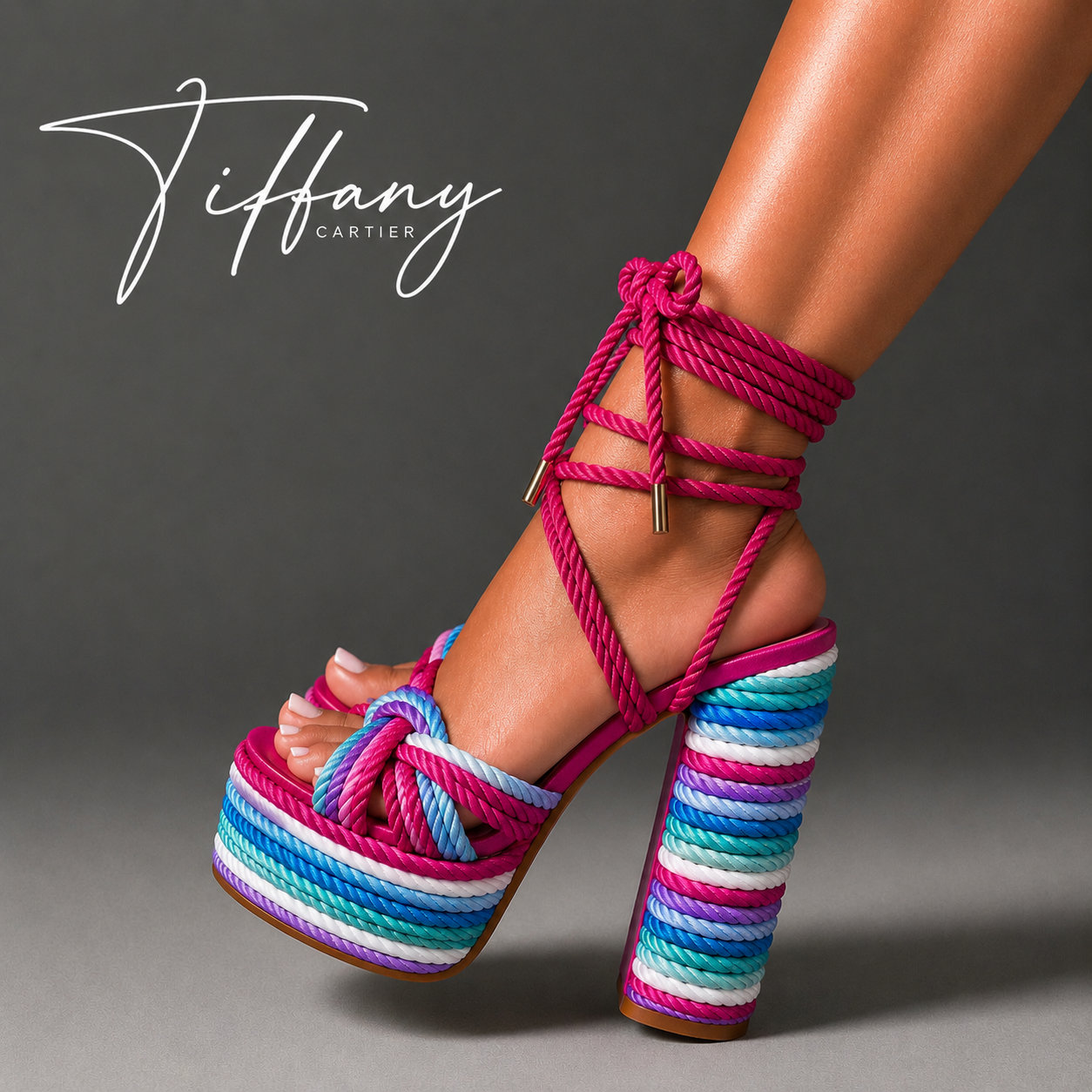 Preorder-Brianna Fuchsia Multi Color Rope II (arrives to us 10/9-10/16