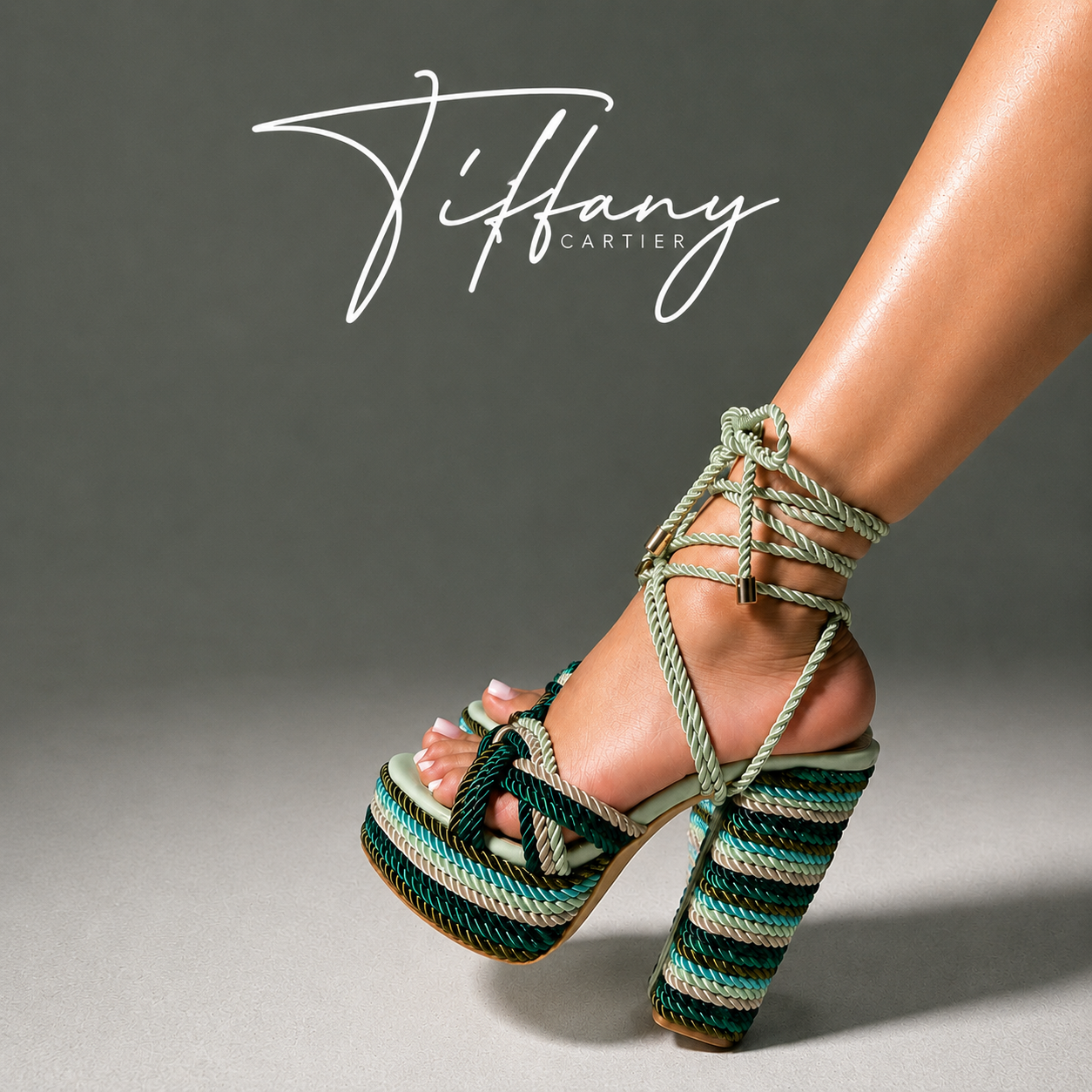 Preorder-Brianna Mint Multi Color Rope II (arrives to us late August 2026)