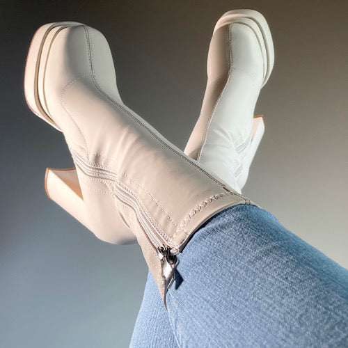 Dana Beige Booties