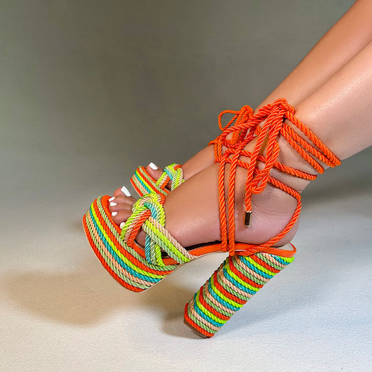 Preorder-Brianna Orange Multi Color Rope II (ETA 6/30-7/10)
