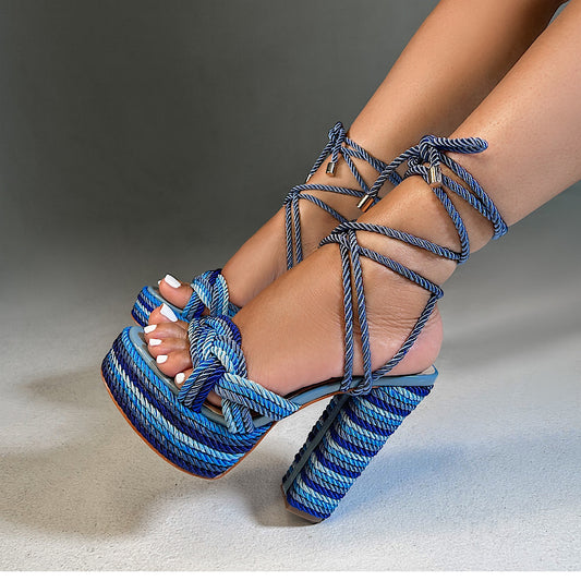 Preorder- Brianna Denim Multi Color Rope II (ETA 6/30-7/10)